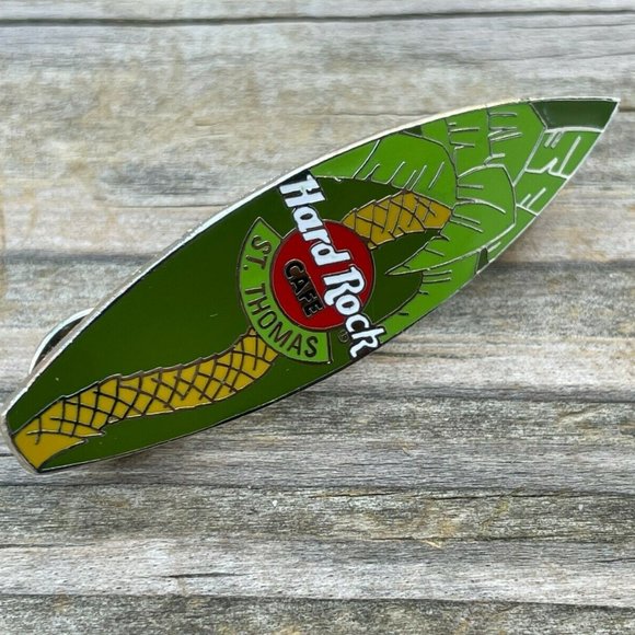 Hard Rock Cafe Pins St, Thomas Green Skate Board Pins - Picture 1 of 10